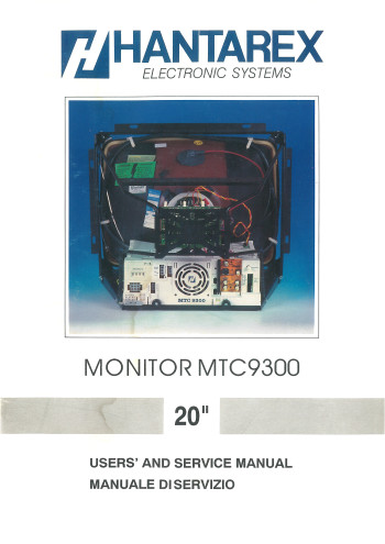 Documentos de  Monitor MTC 9300 - Hantarex
