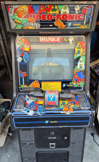 Mueble de la recreativa  Paperboy Video Sonic - SEGA Sonic