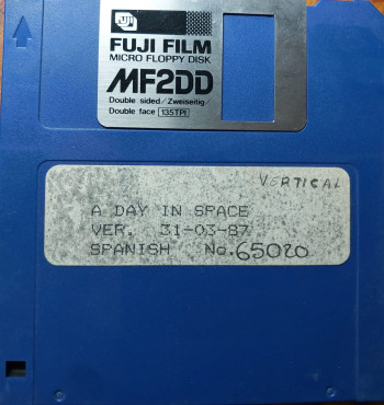 Placa de  A Day in Space - EFOSA