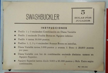 Documentos de  Swash Buckler - Petaco