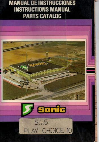 Documentos de  Playchoice 10 - SEGA Sonic
