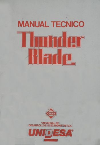 Documentos de  Thunderblade Deluxe - Unidesa CIRSA