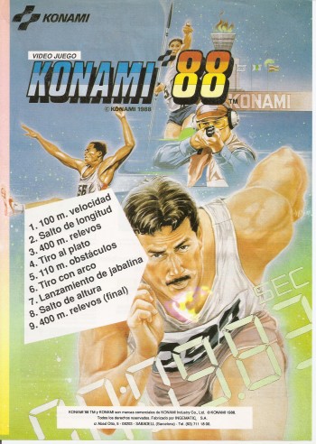 Flyers de  Konami 88 - Ingematic