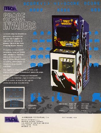 Flyers de  Space Invaders - IRECSA