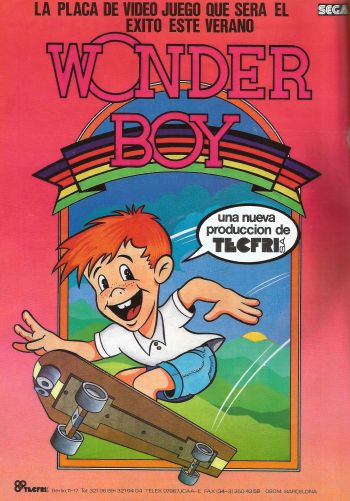 Flyers de  Wonder Boy - Tecfri