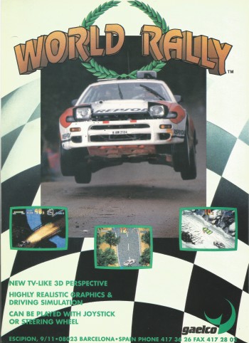 Flyers de  World Rally - Gaelco SA