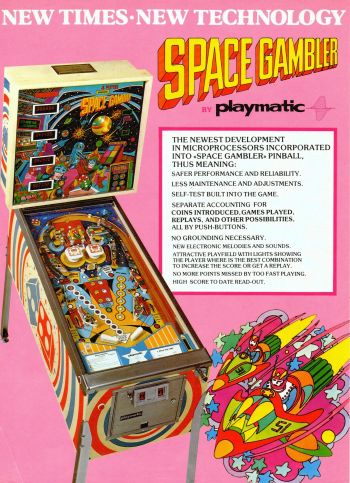 Flyers de  Space Gambler - Playmatic