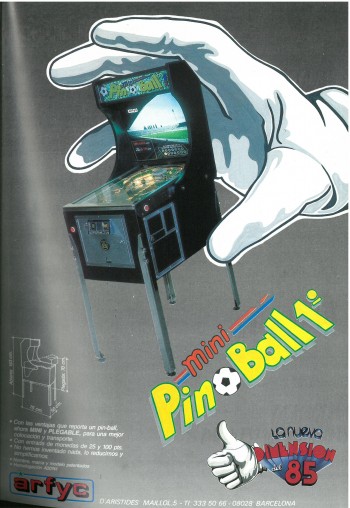 Flyers de  Mini Pinball - Arfyc SA