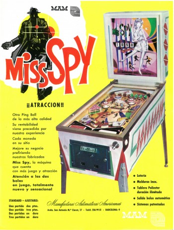 Flyers de  Miss Spy - MAM