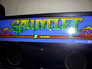 Mueble de la recreativa  Gauntlet - SEGA Sonic