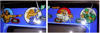 Mueble de la recreativa  Gauntlet - SEGA Sonic