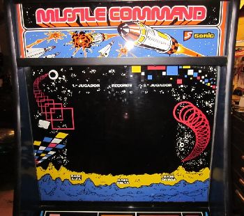 Mueble de la recreativa  Missile Command - SEGA Sonic