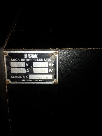 Mueble de la recreativa  Sega Mega Tech System - Unidesa CIRSA