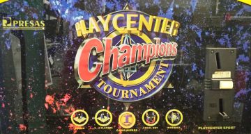 Play Center Champions Tournament marquee